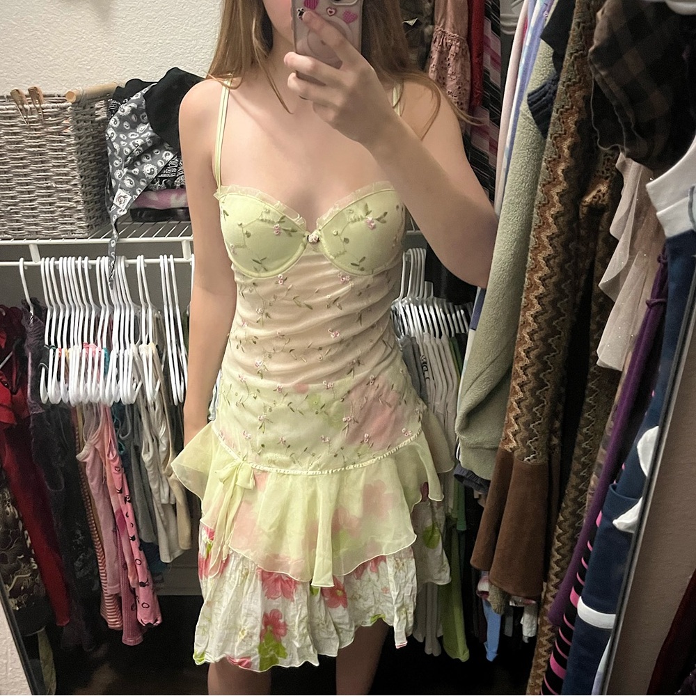 🌸🌱Pastel Green Fairy Lingerie Dress🌱🌸